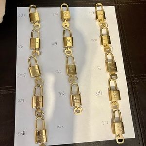 Authentic LV lock set